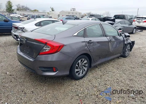 2017 Honda Civic Ex из США, поврежденный, VIN 19XFC2F72HE036602